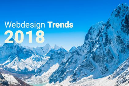 5 Webdesign Trends für 2018