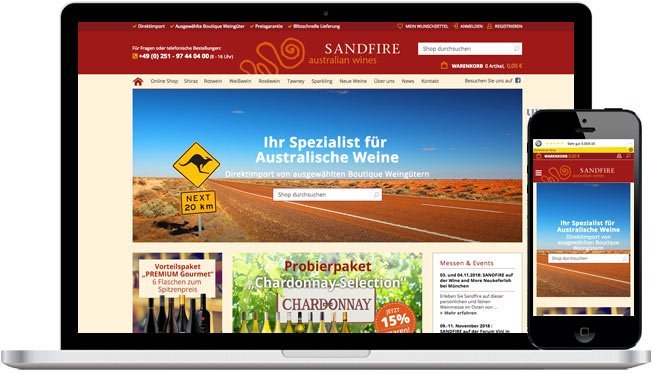 Sandfire australian wines