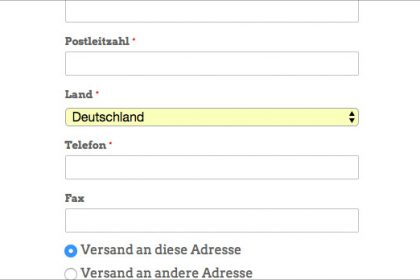 Magento Checkout: Telefon als optionales Feld