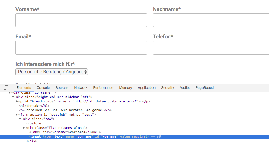 Chrome Entwicklertools öffnen