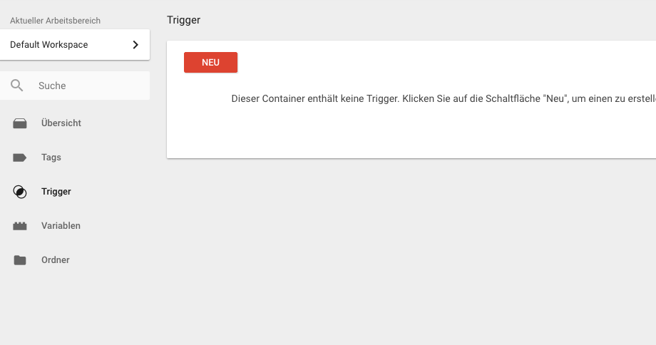 Neuen trigger anlegen