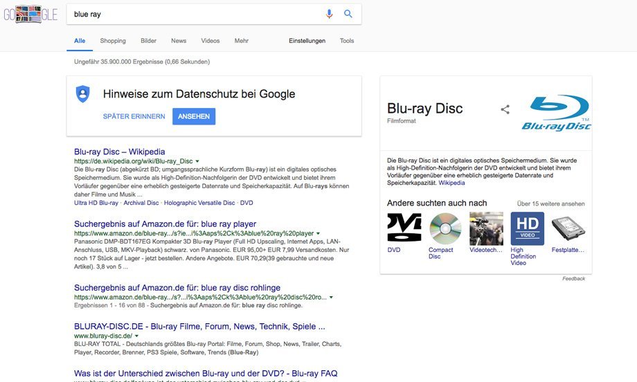 Google Featured Snippet mit Bildern