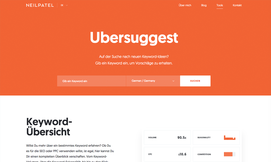 Ubersuggest