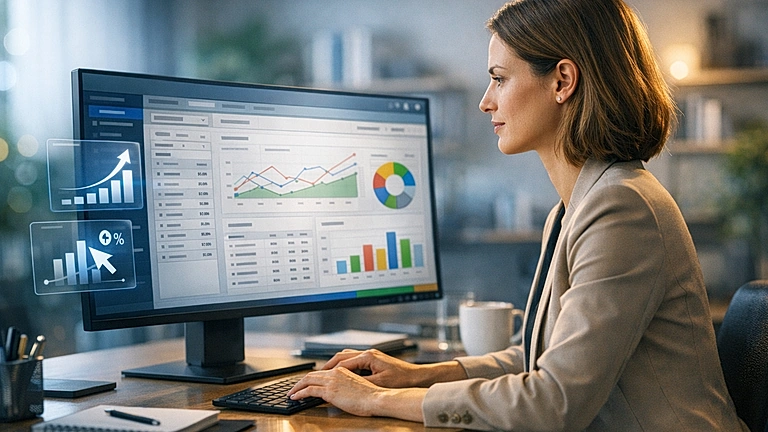 Google Ads für kleine Unternehmen – Kampagnenplanung am Bildschirm