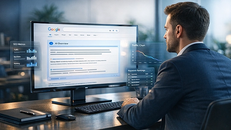 Google AI Overviews SEO – KI-generierte Antworten in der Google-Suche analysieren