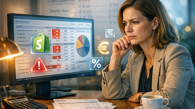 Versteckte Shopify-Kosten – App-Gebühren und Transaktionskosten im Überblick