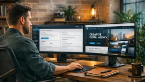 WordPress Website erstellen lassen – professionelle Webentwicklung am Arbeitsplatz