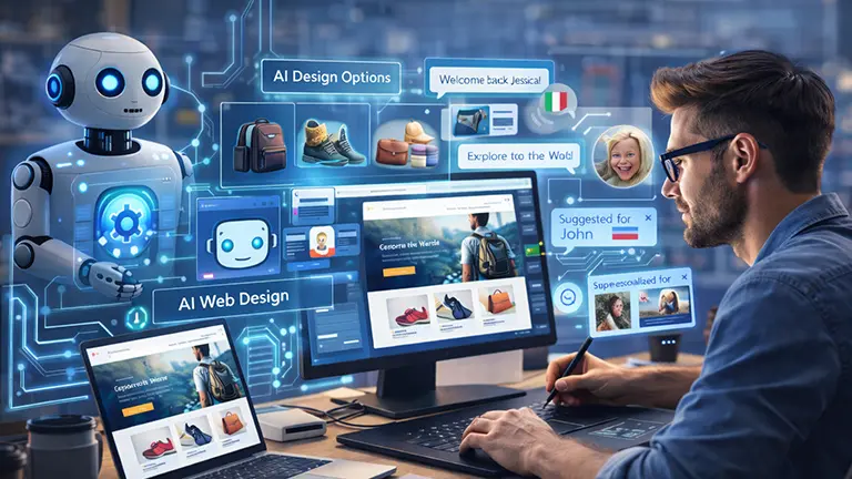 Webdesigner und KI-assistierte Gestaltung