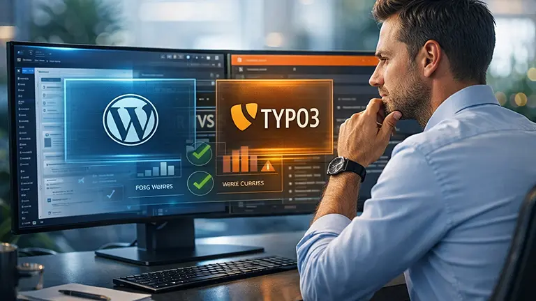 CMS Vergleich WordPress TYPO3 – Auswahl des richtigen Content-Management-Systems